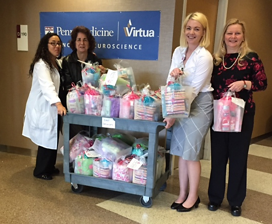 Another Delivery of Comfort Gift Bags for Virtua Mt.Holly Cancer Patients