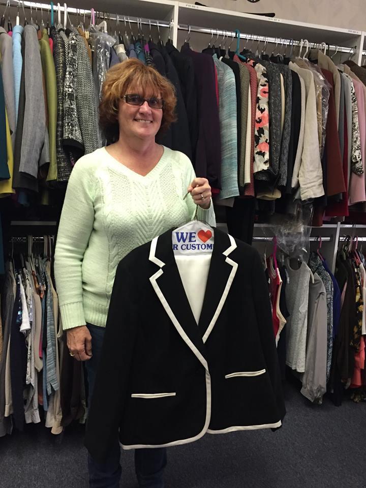 Shirley Schiavone Suited for Work Donations